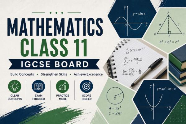 Mathematics Class 11 IGCSE cover