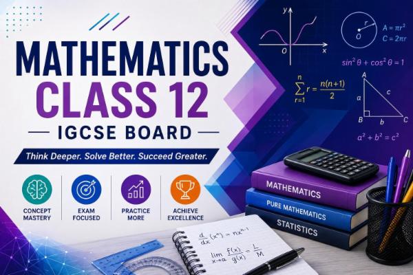 Mathematics Class 12 IGCSE cover