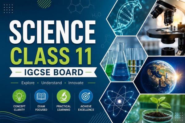 Science Class 11 IGCSE cover