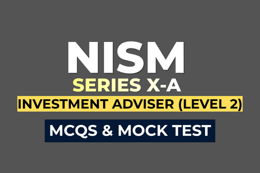NISM-Series-X-A: Investment Adviser (Level 2) MCQs Mock Test cover