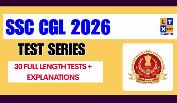 SSC CGL 2026 Test Series (30 Full Tests + Explanations) cover