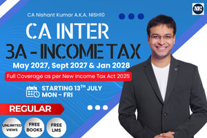 Income Tax - CA Intermediate (May 2027, September 2027 & Jan 2028) cover