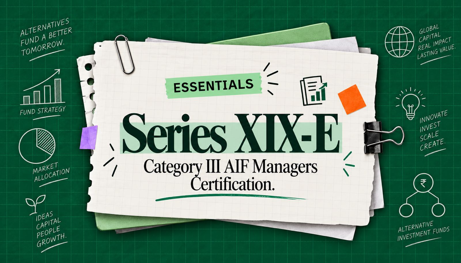 NISM Series-XIX-E: Category III AIF Managers Certification