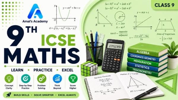 9TH ICSE MATHS cover