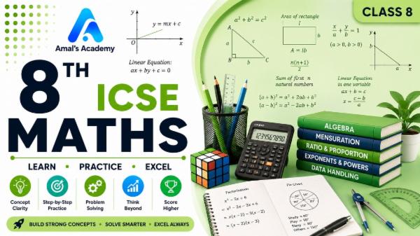 8TH ICSE MATHS cover