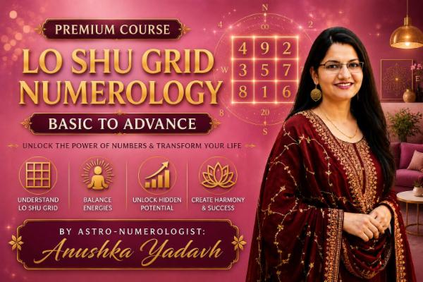 Lo shu grid numerology basic to advanced  cover