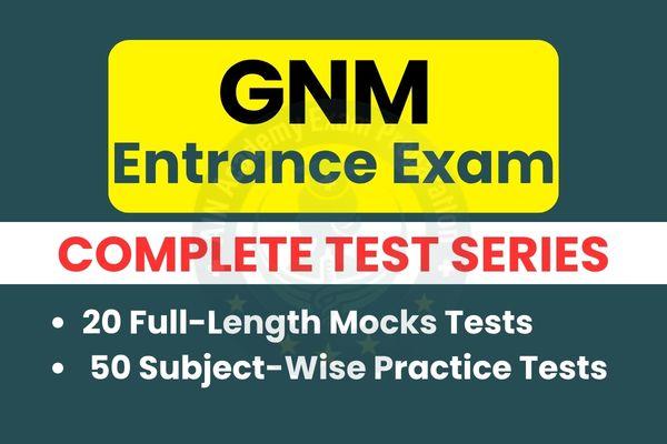 GNM Entrance Exam cover