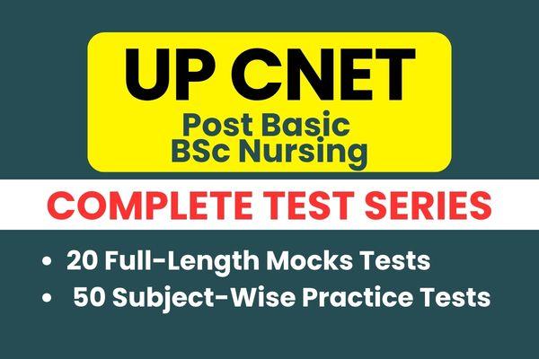 UP CNET BSc Nursing Mock Test Series cover