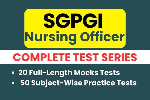 SGPGI Nursing Officer Mock Test cover