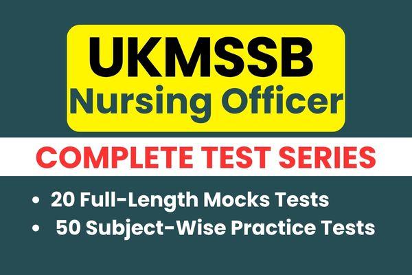 UKMSSB Nursing Officer Mock Test cover