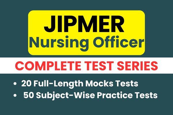 JIPMER Nursing Officer Mock Test cover