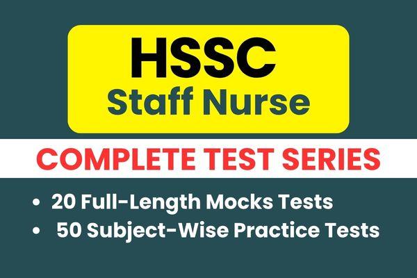  HSSC Staff Nurse Mock Test cover