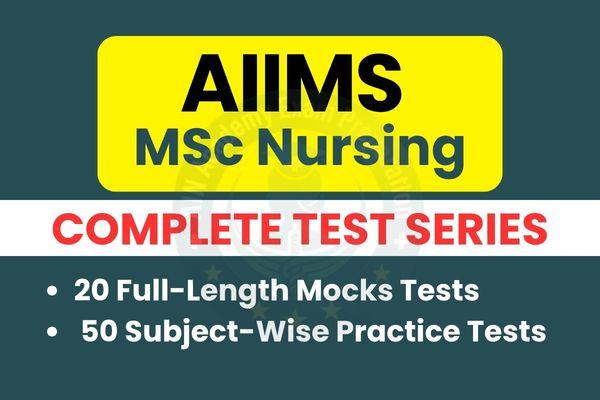 AIIMS MSc Nursing Test Series cover