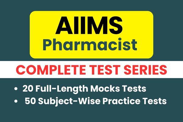  AIIMS Pharmacist Test Series cover