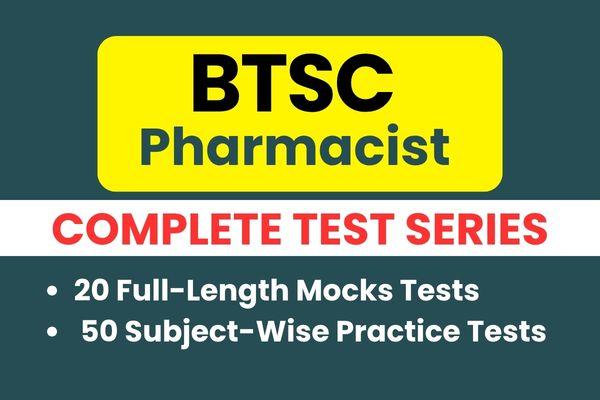  BTSC Pharmacist Test Series cover