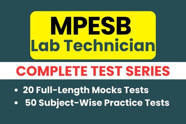 MPESB Lab Technician Test Series cover