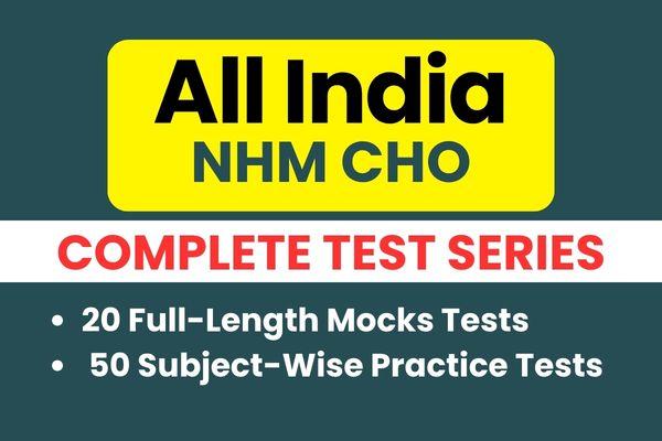  All India NHM CHO Mock Test cover