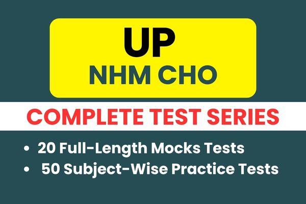  UP NHM CHO Test Series cover