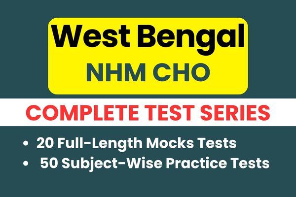 West Bengal NHM CHO Test Series cover