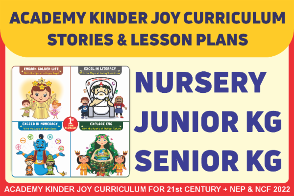 ACADEMY KINDER JOY CURRICULUM STORIES & LESSON PLANS - NURSERY, JUNIOR & SENIOR KG cover