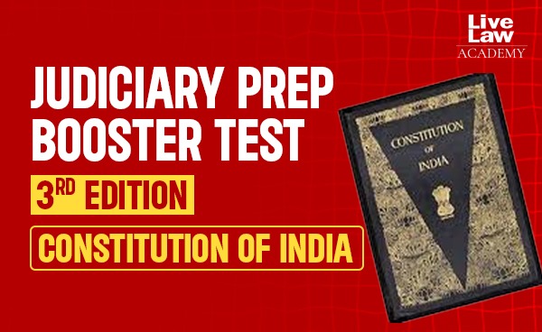 Judiciary Prep Booster Test 3rd Edition : Constitution of India cover
