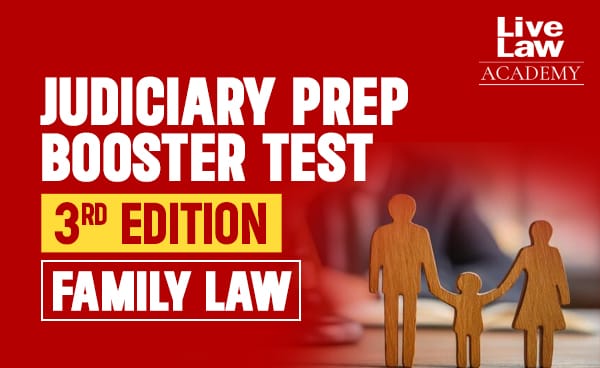 Judiciary Prep Booster Test 3rd Edition : Family Law (Hindu Law and Muslim Law) cover