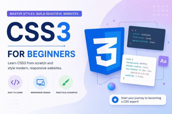 CSS3 for Beginners cover