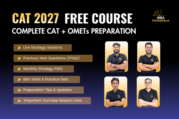 CAT 2027 Free Preparation Course | Strategy, Tests, Motivation & Live Classes cover