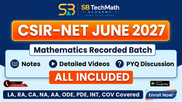 CSIR-NET June 2027 (Rec. Batch) cover