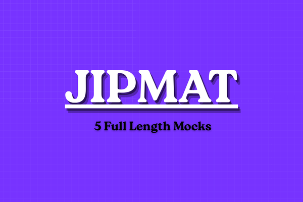 JIPMAT 5 Mock Test Series - Last Week Special cover