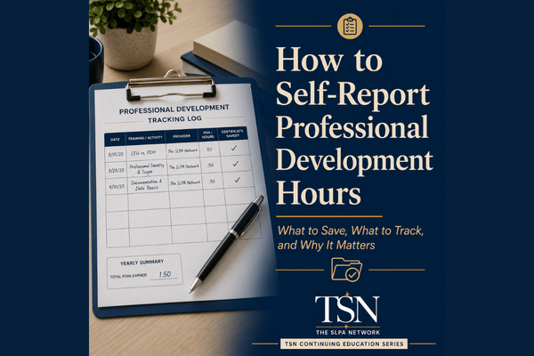 How to Self-Report Professional Development Hours: A Simple Guide for Support Personnel cover