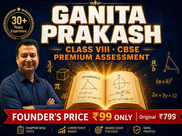 Ganita Prakash Mastered — Class VIII CBSE Math | By Balwant Sir cover