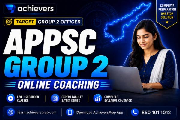 APPSC Group 2 Online Coaching in English cover