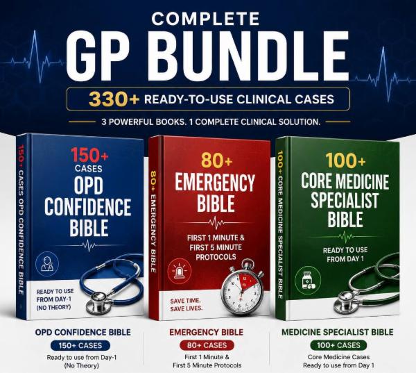 GP GOLD OPD + GOLD EMERGENCY Bible + MEDICINE Specialist Ebooks Package cover