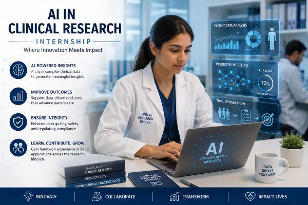 AI in clinical research-internship cover