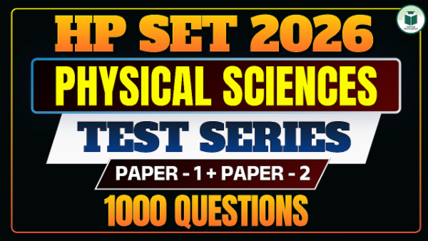 HP SET 2026 Physical Sciences Test Series (Paper- I & II) cover