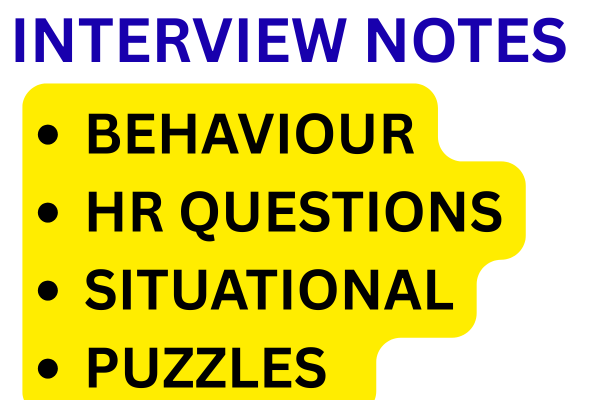 Interview Quick Prep Notes (Behavior) cover