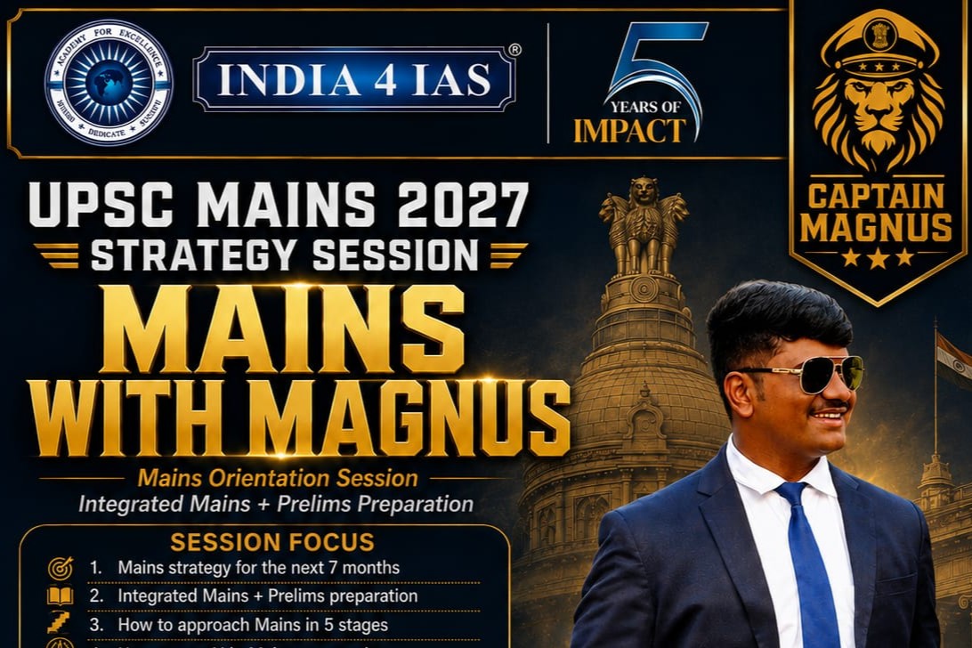 MAINS WITH MAGNUS - UPSC MAINS ORIENTATION COURSE cover