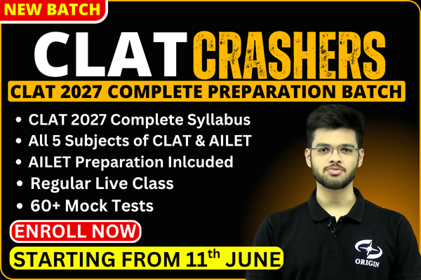 CLAT Crashers - Complete CLAT 2027 Preparation Crash Course cover