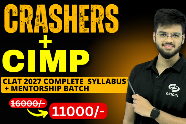 CLAT 2027 : Crashers + CIMP cover