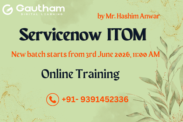 ServiceNow ITOM - New Batch Starts from 3rd June 2026, 11:00 AM cover