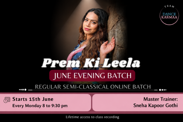 June – Semi-Classical Evening Batch - Prem Ki Leela - 2026 cover