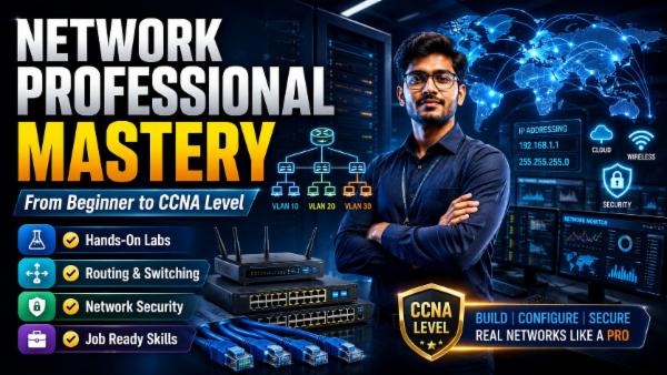 Network Professional Mastery – From Beginner to CCNA Level cover