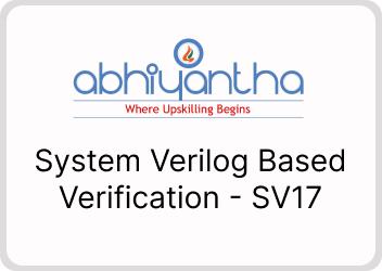 System Verilog Based Verification - SV17 cover