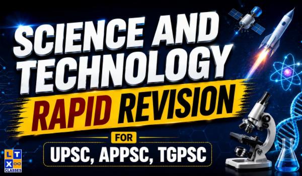Science and Technology Rapid Revision for UPSC,APPSC and TGPSC cover