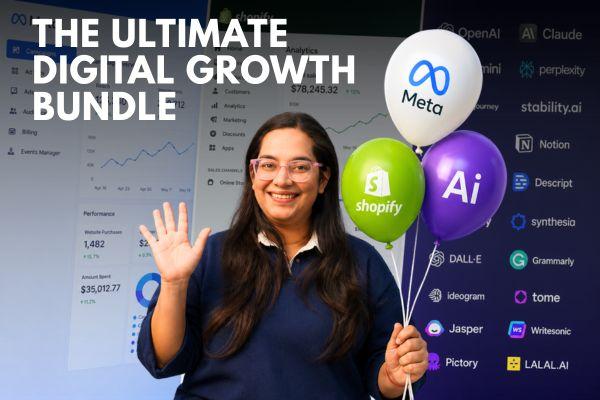 Meta Ads Course + Ecommerce Course + AI Masterclass🔥 cover