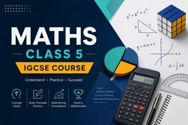 Maths Class 5 IGCSE cover