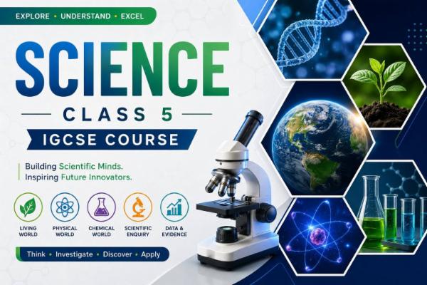 Science Class 5 IGCSE cover