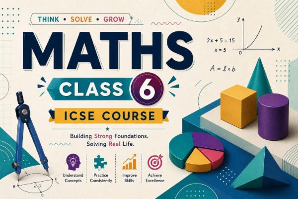 Maths Class 6 ICSE cover