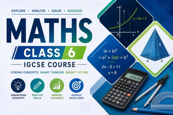 Maths Class 6 IGCSE cover